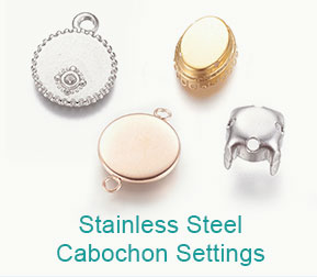 Stainless Steel Cabochon Settings