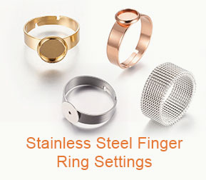 Stainless Steel Finger Ring Settings